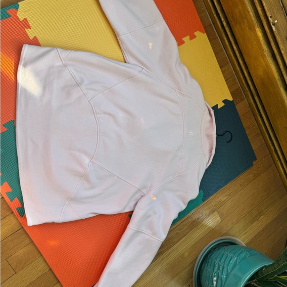 Lululemon Athletica Scuba Oversized Blush Quartz Half Zip - Picture 4 of 6